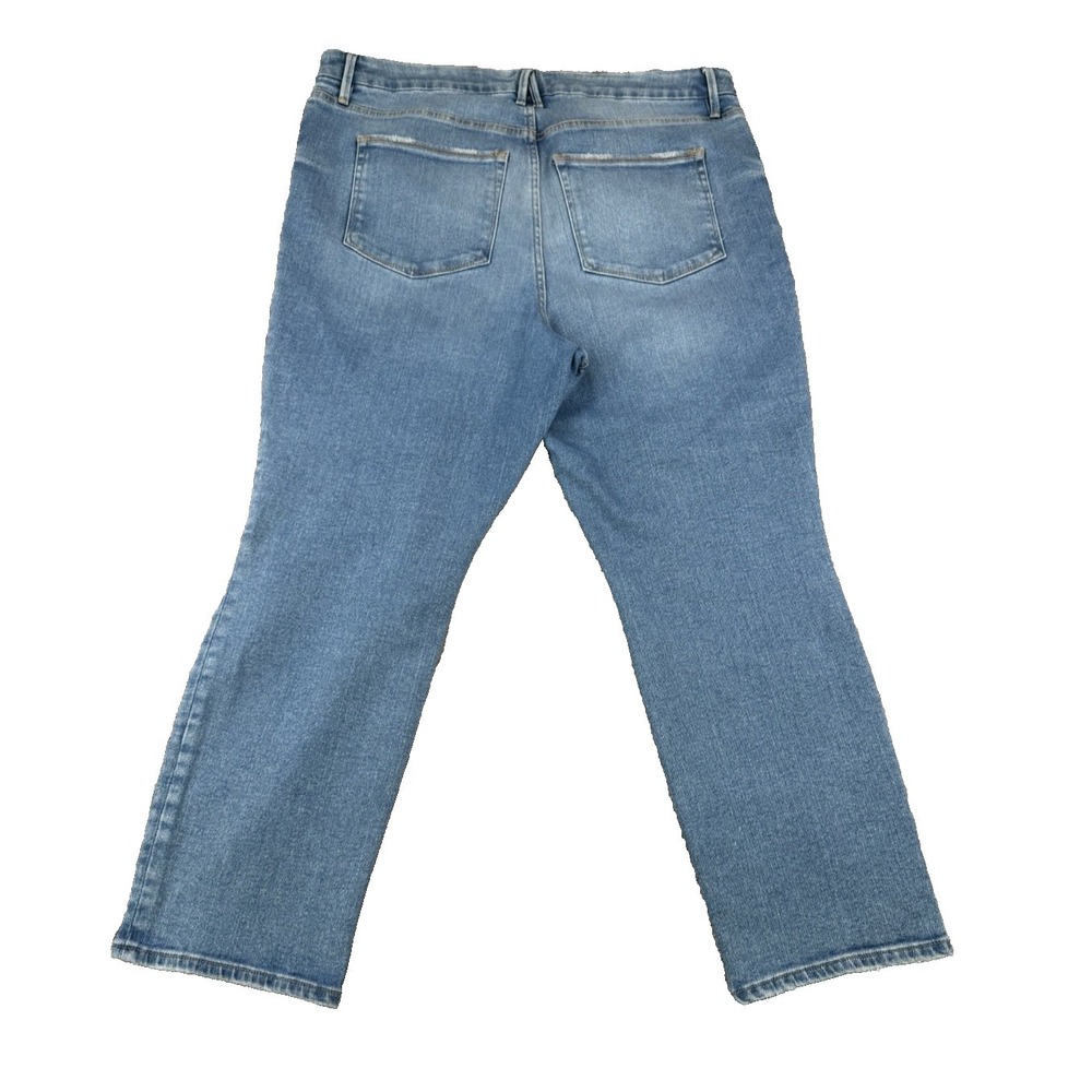 Good American Jeans Womens 18 Good Classic Light Wash Blue High Rise - Picture 2 of 7